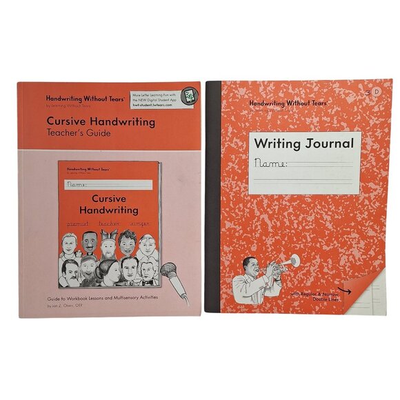 Handwriting Without Tears Other - 3rd Grade D Handwriting Without Tears Writing Journal Teachers Guide Cursive Lot
